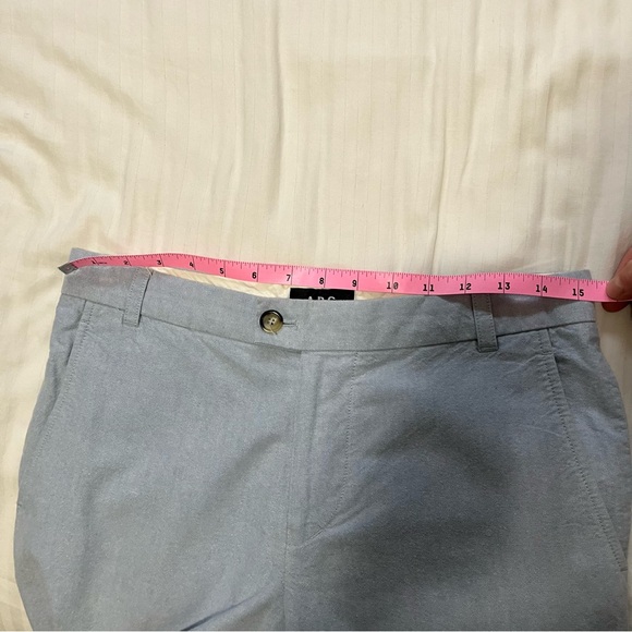 A.P.C Slim Fit Cotton Chino Pant Blue size XSmall - Picture 10 of 12
